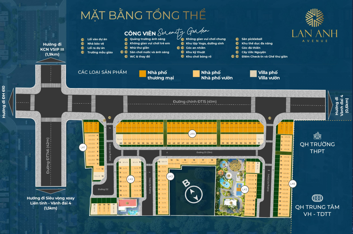 MẶT BẰNG LAN ANH AVENUE